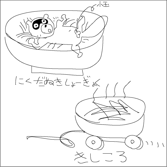 にくだぬきしょーぎょく